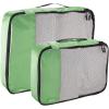 imageAmazon Basics Small Packing Cubes for Travel Packing Organizers 4PieceSet With Double Zipper Pulls and Mesh Top Panel 100 Durable Polyester Black 11quotL x 68quotW x 3quotHGreen