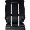 imageAmazon Basics Travel Backpack Carry On Backpack With Laptop Compartment 40L Capacity Expandable for 10 Extra Space Backpack ampamp Shoulder Bag Dual Use 158quotW x 215quotH x 83quotD NavyBlack