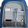 imageAmazon Basics Travel Backpack Carry On Backpack With Laptop Compartment 40L Capacity Expandable for 10 Extra Space Backpack ampamp Shoulder Bag Dual Use 158quotW x 215quotH x 83quotD NavyNavy