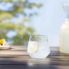 imageAmazon Basics Tritan Glasses Dishwasher Safe BPAFree Plastic Stemless Wine Shatterproof 14oz Clear Set of 414 Oz Stemless Wine Glasses