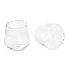 imageAmazon Basics Tritan Glasses Dishwasher Safe BPAFree Plastic Stemless Wine Shatterproof 14oz Clear Set of 414 Oz Stemless Wine Glasses