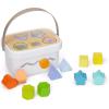 imageAmazon Basics Wooden Shape Sorter and Rainbow Stacker Classic Baby Toy SetSorting Play For Infants Age 12M Medium Multicolor