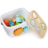 imageAmazon Basics Wooden Shape Sorter and Rainbow Stacker Classic Baby Toy SetSorting Play For Infants Age 12M Medium Multicolor