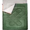 imageAmazon Basics 40F Cool Weather TwoPerson Sleeping Bag 87 Inches x 59 Inches Olive Green