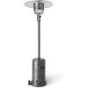 imageAmazon Basics 46000 BTU Outdoor Propane Patio Heater with Wheels Commercial ampamp Residential Slate Gray with Water Tank 321 x 321 x 913 inches LxWxHSlate Gray