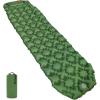 imageAmazon Basics Camping Sleeping Pad with QuickInflate Foot Pump Water Resistant Ultralight Olive Green