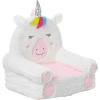 imageAmazon Basics Childrens Plush Toddler Chair Rocket MulticolorUnicorn