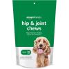 imageAmazon Basics Dog Hip ampamp Joint Daily Supplement Chews with Glucosamine MSM and Vitamin C Duck Flavored 120 Count Previously Solimo120 Count Pack of 1