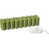 imageAmazon Basics Dog Poop Bags with Dispenser 270 Count Enhanced for Guaranteed Leakproof Lavender Scented Includes Leash ClipLavender