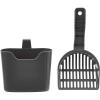 imageAmazon Basics Durable Litter Scoop for Cat Litter Box with Holder Efficient Scooper1 Count Pack of 1