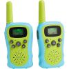 imageAmazon Basics Kids Walkie Talkie Set Range Extending Set of 2 for Camping or Birthday Toys Green and Blue