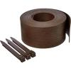 imageAmazon Basics Landscape Edging Coil pack of 10 Stakes 5 inch x 40FT Brown5