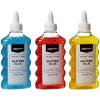 imageAmazon Basics Liquid Washable Glitter Glue Assorted Colors Purple Pink Red Blue 177ml 6 oz Each 4CountRed Yellow Blue