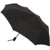 imageAmazon Basics Round Travel Umbrella for Rain Compact Umbrella with Auto OpenClose Strong Alloy Steel Frame Compact Size for BackpacksHandbags 11quot Long When Closed One Size Black