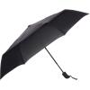 imageAmazon Basics Round Travel Umbrella for Rain Windproof Compact Umbrella with Wind Vent Auto OpenClose Strong Alloy Steel Frame Compact Size for BackpacksHandbags 11quot Long When Closed One Size Black