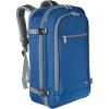 imageAmazon Basics Travel Backpack Carry On Backpack With Laptop Compartment 40L Capacity Expandable for 10 Extra Space Backpack ampamp Shoulder Bag Dual Use 158quotW x 215quotH x 83quotD NavyNavy