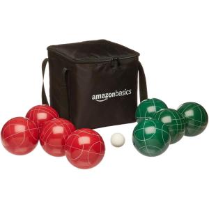imageAmazon Basics 100mm Bocce Ball Set100mm