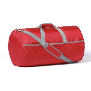 imageAmazon Basics 32quot Extra Large Foldable Duffle Bag for Travel ampamp Storage with ExteriorInterior Zippered Pockets LightweightDurable Nylon Material 50LBS Capacity 9254 Cubic Inch 150L RedRed