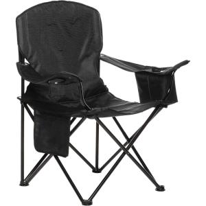 imageAmazon Basics Camping ChairX Large  Padded  Black