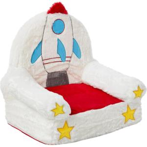 imageAmazon Basics Childrens Plush Toddler Chair Rocket MulticolorRocket