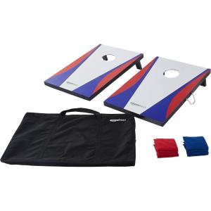 imageAmazon Basics Cornhole Set BlueRed