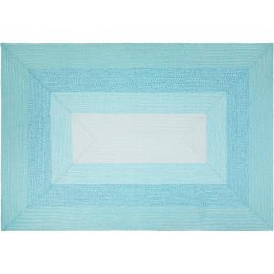 imageAmazon Basics Rectangular Outdoor Rug for Patio and Balcony 9 x 13 Foot 108 inches x 156 inches Gradient BlueGradient Blue