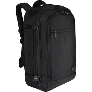 imageAmazon Basics Travel Backpack Carry On Backpack With Laptop Compartment 40L Capacity Expandable for 10 Extra Space Backpack ampamp Shoulder Bag Dual Use 158quotW x 215quotH x 83quotD NavyBlack