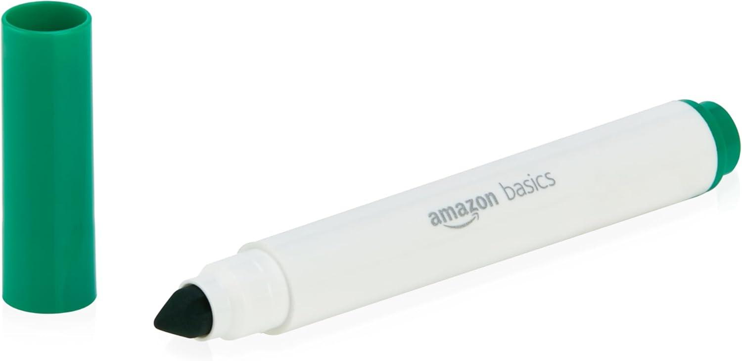 imageAmazon Basics Colored Markers Pack of 10 Broad Line Washable Markers Multicolored for Drawing School10 Count