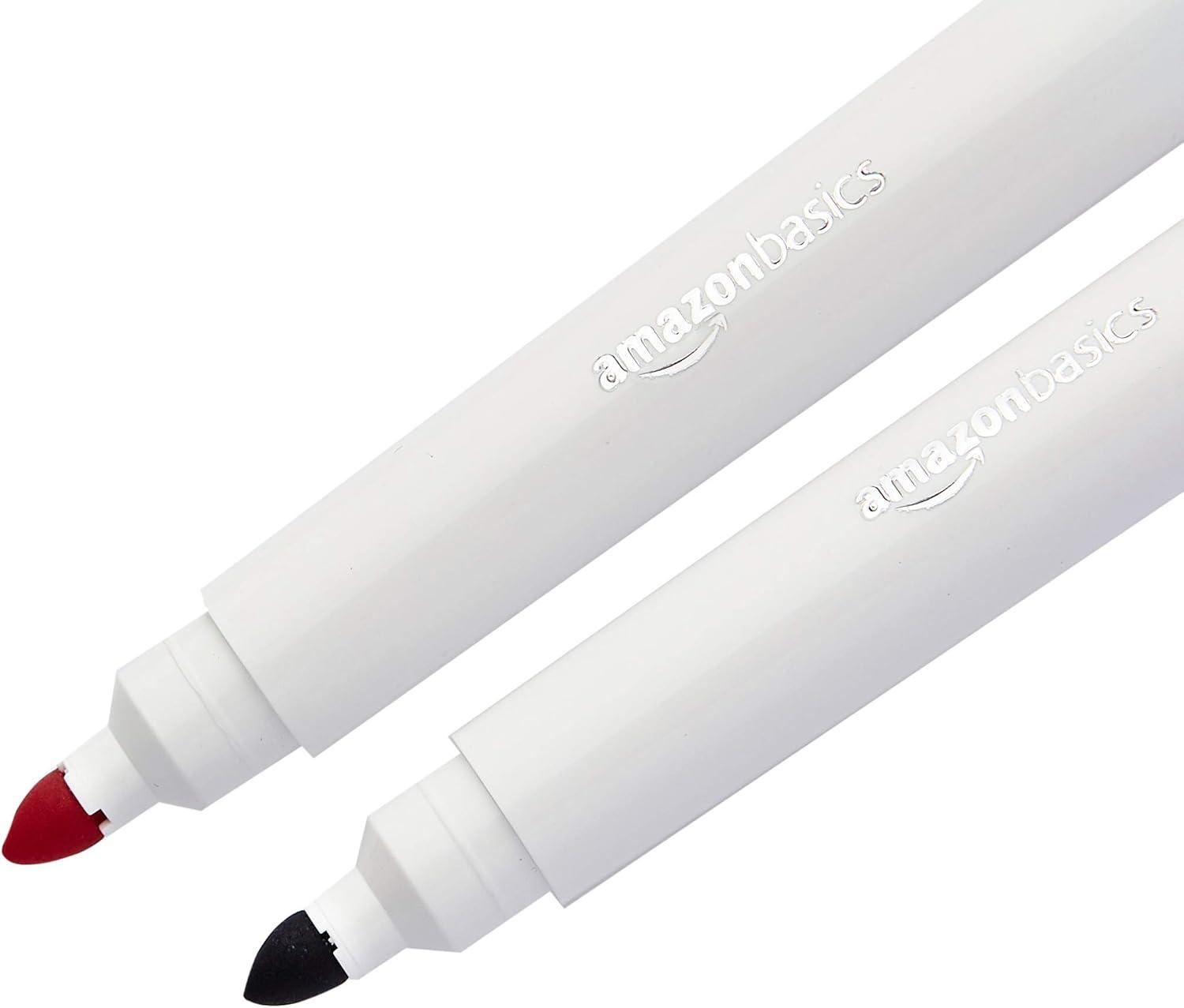 imageAmazon Basics Colored Markers Pack of 10 Broad Line Washable Markers Multicolored for Drawing School40 Count