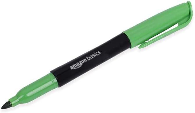 imageAmazon Basics Vibrant Fabric Markers Assorted Colors 8Pack