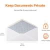 imageAmazon Basics 10 Security Tinted Business Gummed Envelopes Moisture Sealed 418 x 912 Inch Pack of 500 One Size White