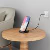 imageAmazon Basics 10W Qi Certified Wireless Charging Stand for Phone 161514131211X Samsung and More with USB Cable No AC Adapter Black