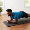 imageAmazon Basics 12 Inch Extra Thick Exercise Yoga Mat with Carrying Strap Cushioned Support for Fitness and Gym WorkoutsBlack