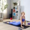 imageAmazon Basics 12 Inch Extra Thick Exercise Yoga Mat with Carrying Strap Cushioned Support for Fitness and Gym WorkoutsBlack