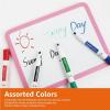 imageAmazon Basics 12Pack LowOdor Chisel Tip Dry Erase Whiteboard Markers BlackBlack  Red  Green  Blue