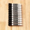 imageAmazon Basics 12Pack LowOdor Chisel Tip Dry Erase Whiteboard Markers BlackBlack