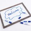 imageAmazon Basics 12Pack LowOdor Chisel Tip Dry Erase Whiteboard Markers BlackBlue