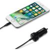 imageAmazon Basics 12W 5V 24A Fast Charging Car Charger with Coiled Lightning Cable for iPhone iPad and Apple Devices 15 ft  BlackBlack
