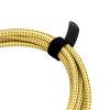 imageAmazon Basics 14 Inch Tweed Cloth Jacket Straight Instrument Auxiliary Cable  20 Foot Yellow ampamp BrownYellow  Brown
