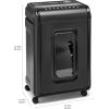 imageAmazon Basics 150 Sheet Autofeed Micro Cut Paper Credit Card Shredder for Security Black18 Sheet