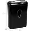 imageAmazon Basics 150 Sheet Autofeed Micro Cut Paper Credit Card Shredder for Security Black6 Sheet