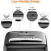 imageAmazon Basics 150 Sheet Autofeed Micro Cut Paper Credit Card Shredder for Security Black8 Sheet