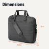 imageAmazon Basics 156Inch Laptop Bag for Women and Men Computer and Tablet Messenger Bag Black