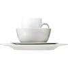 imageAmazon Basics 16Piece Porcelain Kitchen Dinnerware Set with Plates Bowls and Mugs Service for 4  White