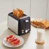 imageAmazon Basics 2 Slice Toaster With 7 Browning Settings Extra Wide Slots For Bagels and Special Breads Removable EasytoClean Crumb Trays CancelDefrostBagel Buttons 800W Black ampamp Silver2 Slice