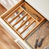 imageAmazon Basics 20Piece Stainless Steel Flatware Set with Square Edge Service for 4 Silver20Piece