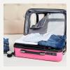 imageAmazon Basics 21quot Hardside CarryOn Luggage with TSA Lock Hardshell Suitcase With Wheels Expandable For 25 More Capacity With ScratchResistant Geometric Surface 4 Multidirectional Wheels PinkPink  Hardshell