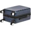imageAmazon Basics 21quot Hardside CarryOn Luggage with TSA Lock Hardshell Suitcase With Wheels Expandable For 25 More Capacity With ScratchResistant Geometric Surface 4 Multidirectional Wheels PinkNavy Blue  Standard