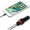 imageAmazon Basics 24W 2port USBA Car Charger for Phones iPhone 161514131211X Samsung and more nonPPS BlackRedBlackRed