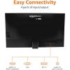 imageAmazon Basics 24inch IPS Monitor 75 Hz Powered with AOC Technology FHD 1080P HDMI Display Port and VGA Input VESA Compatible Builtin Speakers for Office and Home Black24Inch